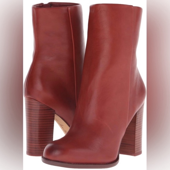 sam edelman "reyes" bootie size 7.5 rust color - Picture 11 of 11